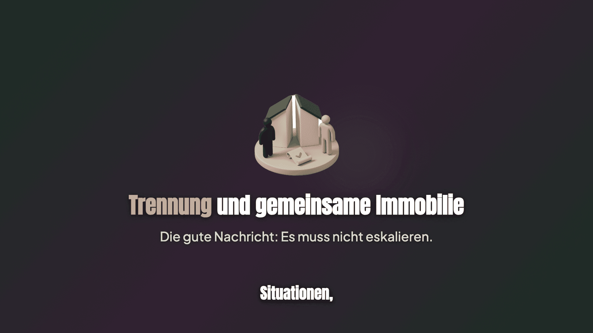 Immobilie bei Trennung
