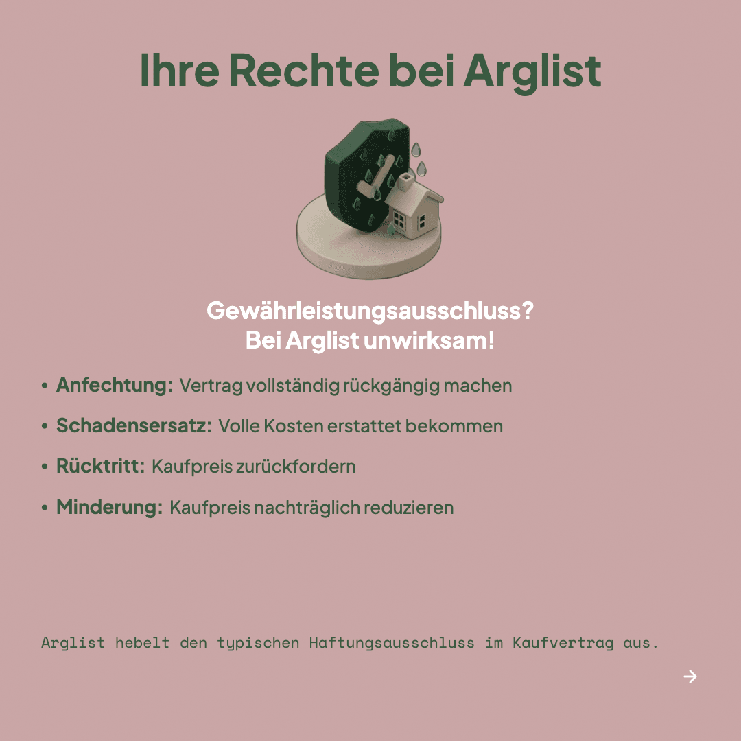 Arglistige Täuschung beim Hauskauf – Slide 3