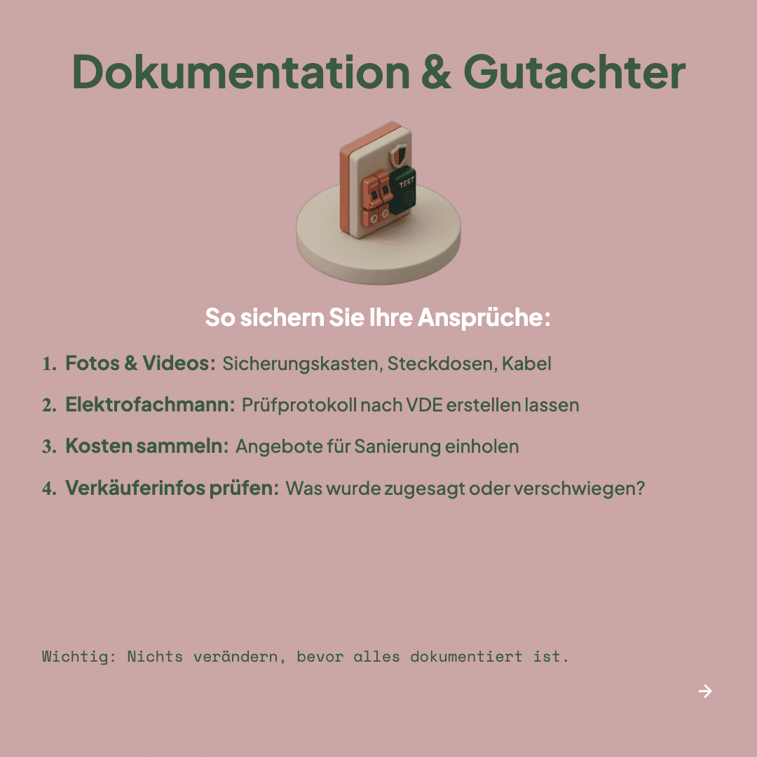 Veraltete Elektroinstallation – Slide 3