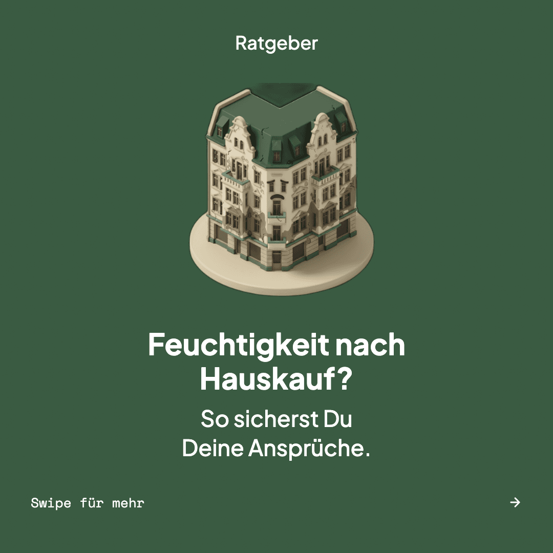 Feuchtigkeit nach dem Hauskauf – Slide 1