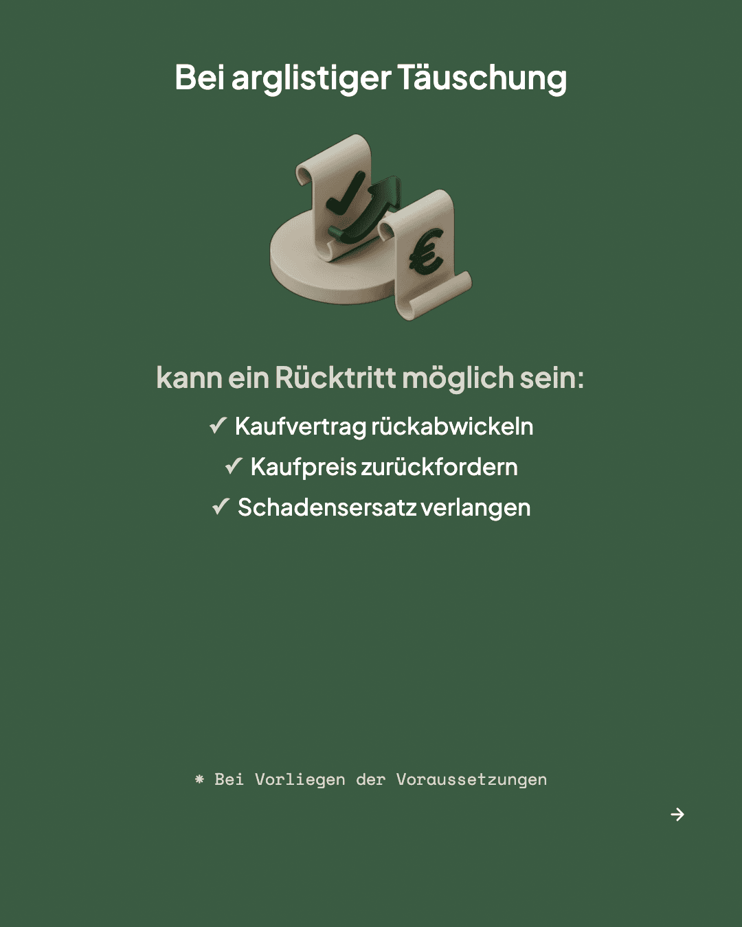 Rücktritt vom Hausverkauf – Slide 4