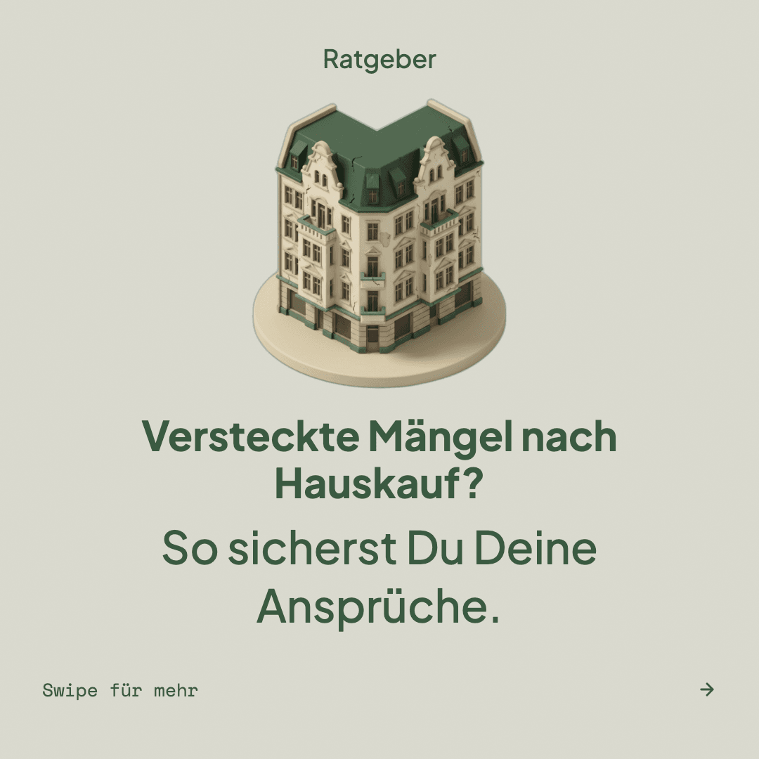 Versteckte Mängel beim Hauskauf – Slide 1