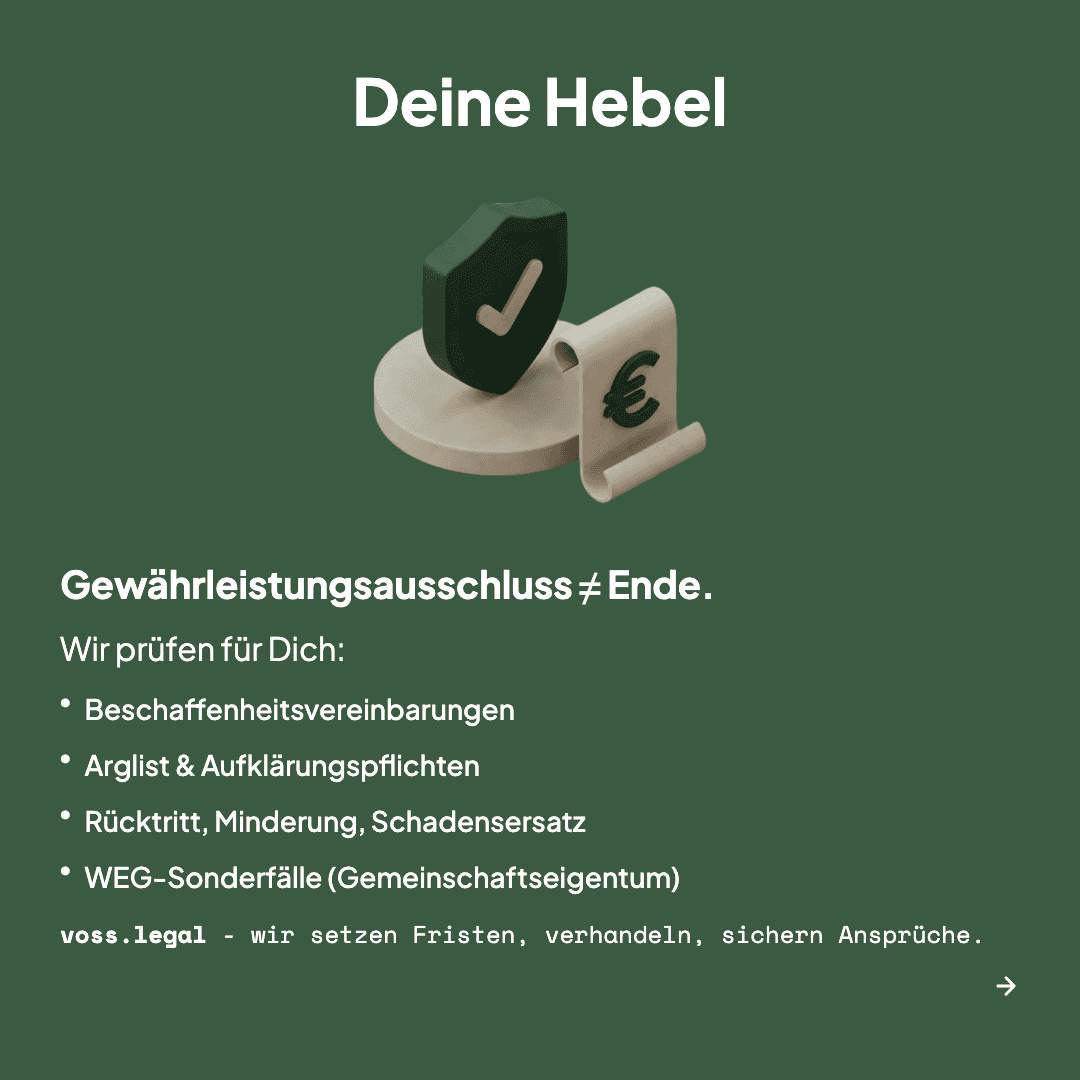 Versteckte Mängel beim Hauskauf – Slide 4