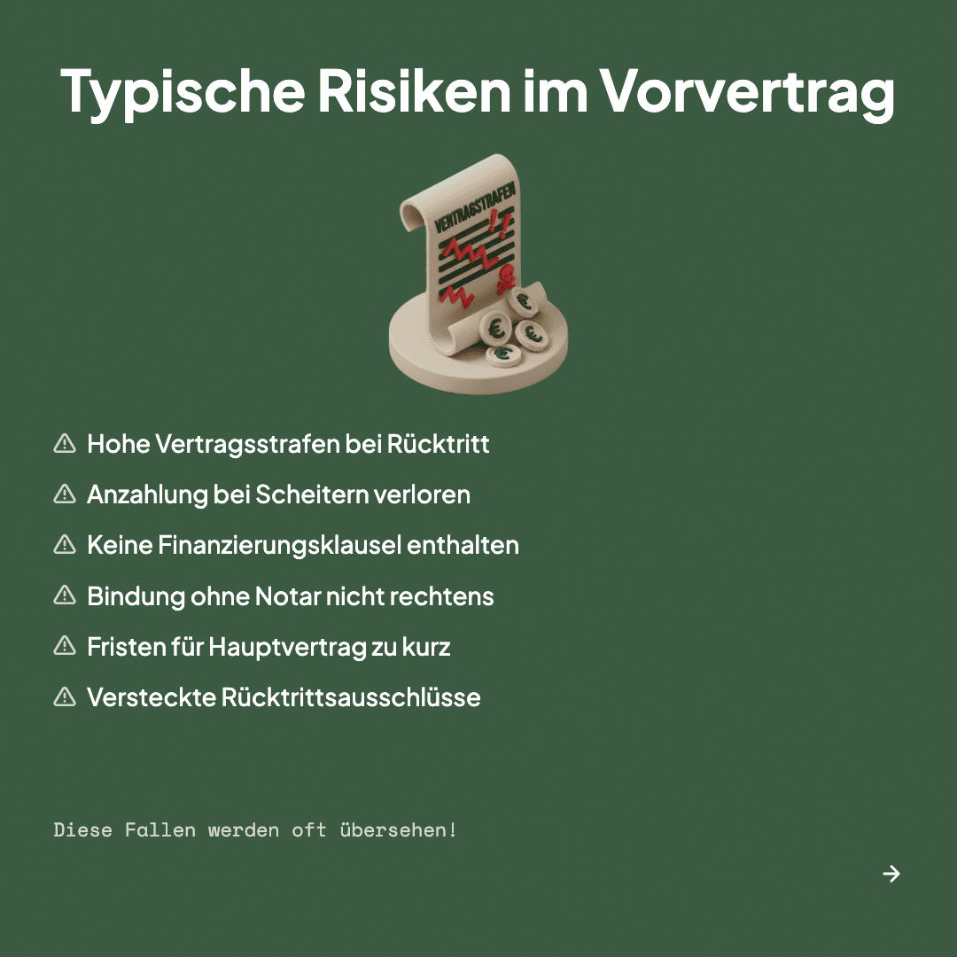 Vorvertrag beim Hauskauf – Slide 2
