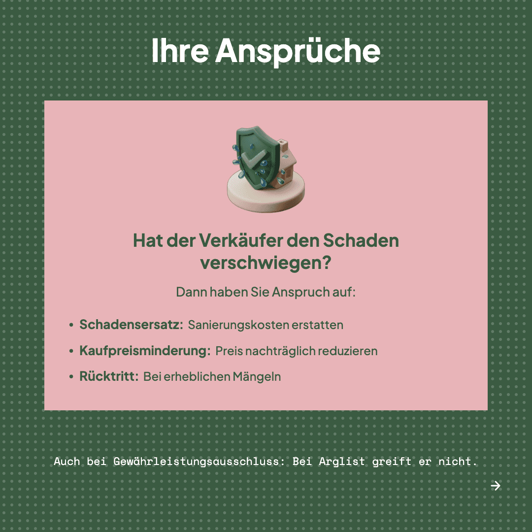 Wasserschaden nach dem Hauskauf – Slide 4